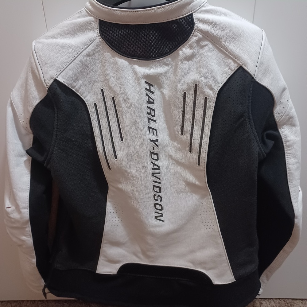 BNWT womens FXGR 120th anniversary limited edition HD leather jacket